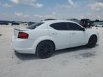 2014 Dodge Avenger Sxt White vin: 1C3CDZCGXEN187552