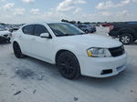 2014 Dodge Avenger Sxt White vin: 1C3CDZCGXEN187552