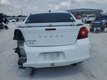 2014 Dodge Avenger Sxt White vin: 1C3CDZCGXEN187552