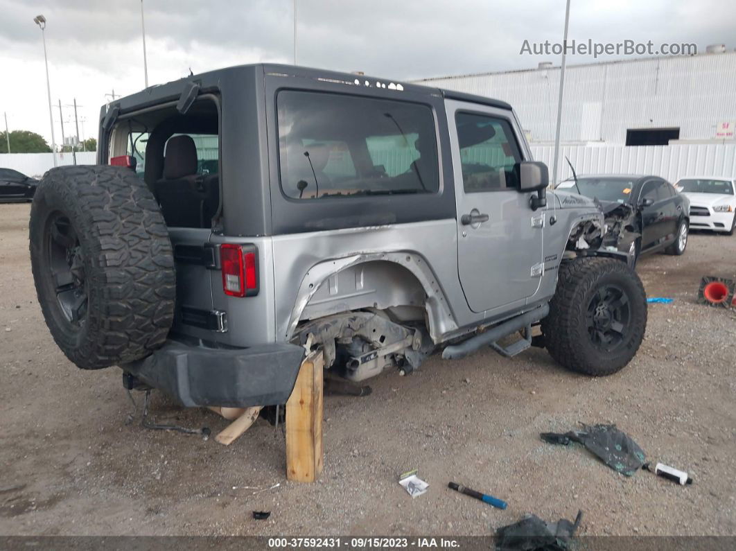 2014 Jeep Wrangler Sport Gray vin: 1C4AJWAG0EL264910