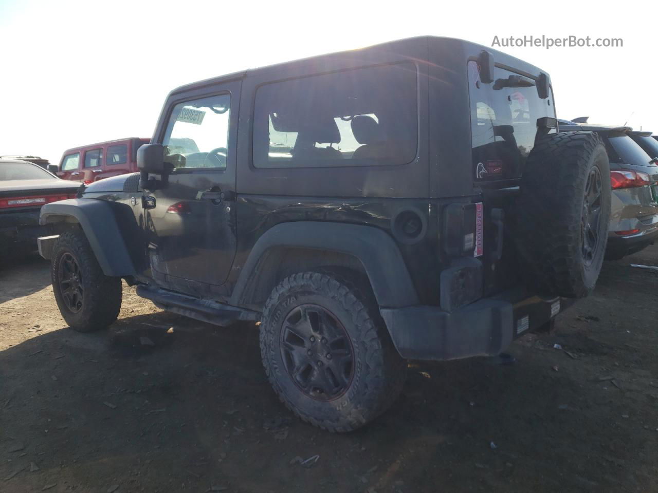 2014 Jeep Wrangler Sport Black vin: 1C4AJWAG0EL290469