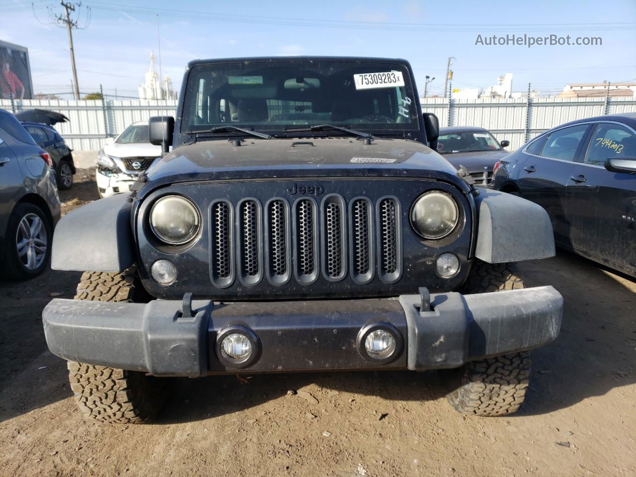 2014 Jeep Wrangler Sport Black vin: 1C4AJWAG0EL290469