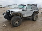 2014 Jeep Wrangler Sport Silver vin: 1C4AJWAG0EL312440