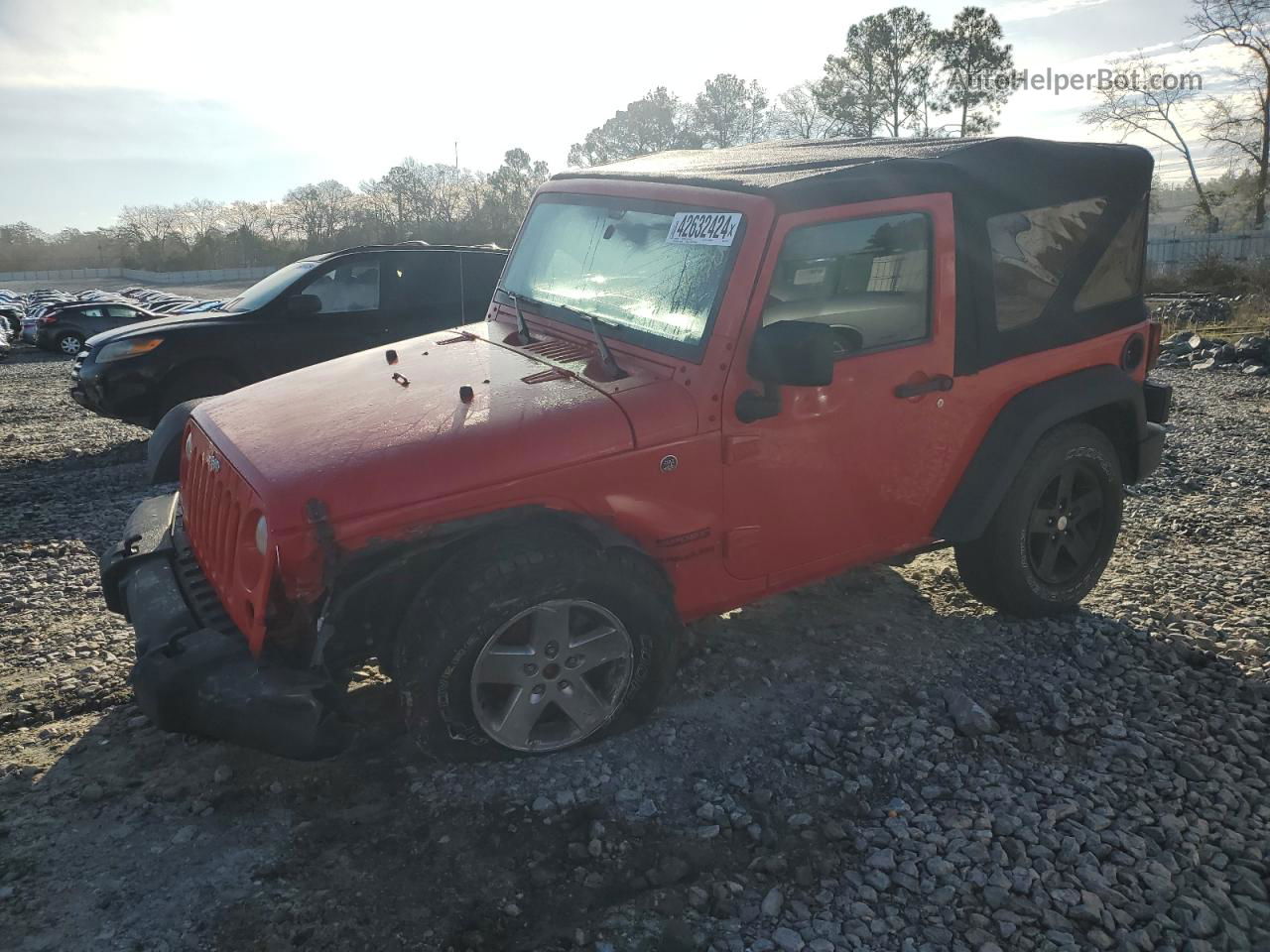 2017 Jeep Wrangler Sport Red vin: 1C4AJWAG0HL513727