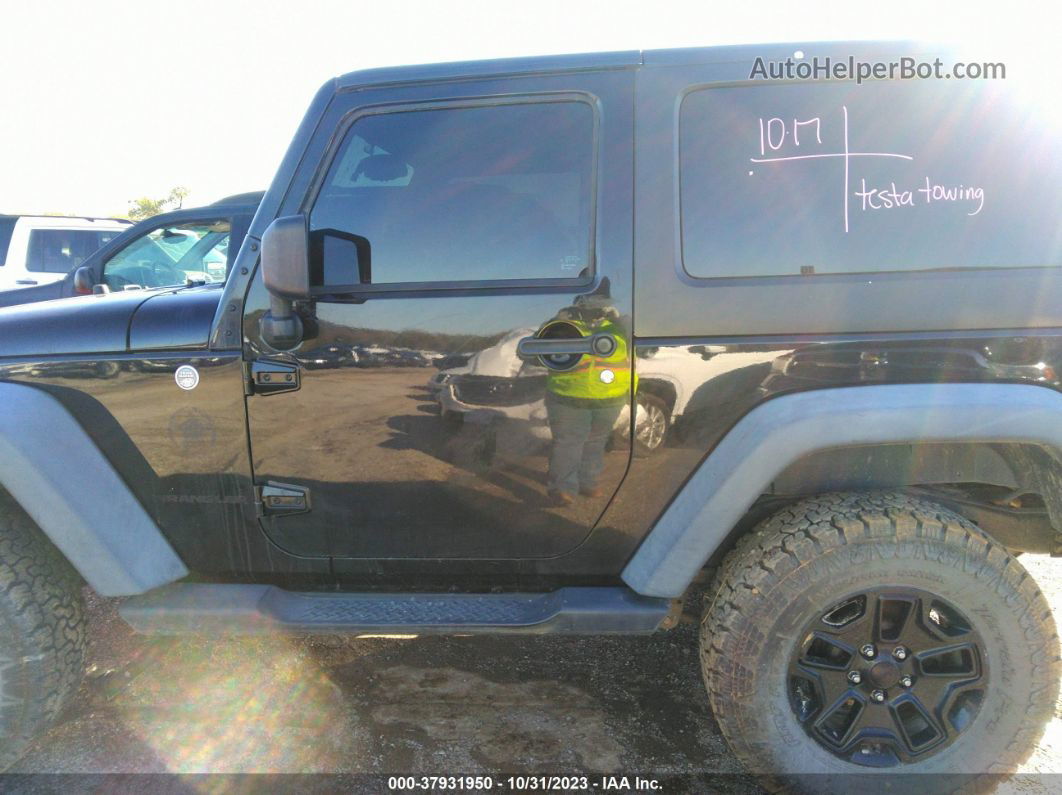 2014 Jeep Wrangler Sport Black vin: 1C4AJWAG1EL105328