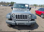 2014 Jeep Wrangler Sport Silver vin: 1C4AJWAG1EL110173