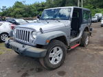 2014 Jeep Wrangler Sport Silver vin: 1C4AJWAG1EL192454