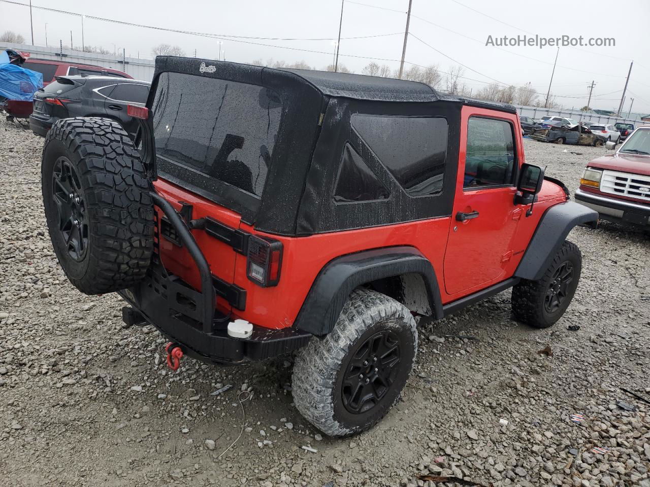 2017 Jeep Wrangler Sport Red vin: 1C4AJWAG1HL507239