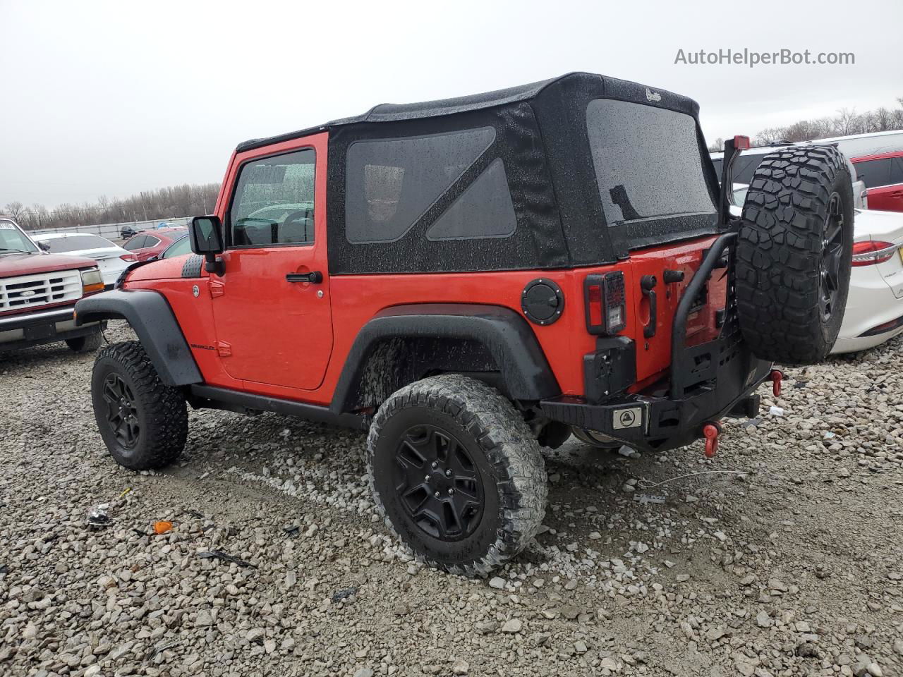 2017 Jeep Wrangler Sport Red vin: 1C4AJWAG1HL507239