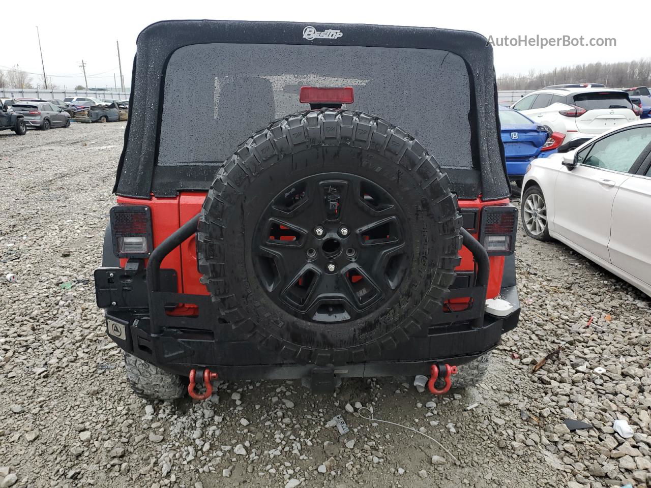 2017 Jeep Wrangler Sport Red vin: 1C4AJWAG1HL507239