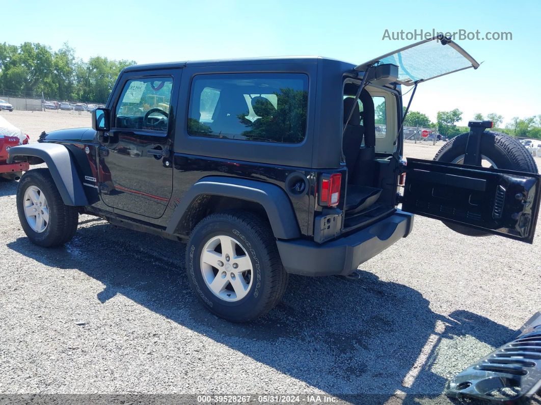 2017 Jeep Wrangler Sport 4x4 Black vin: 1C4AJWAG1HL549703