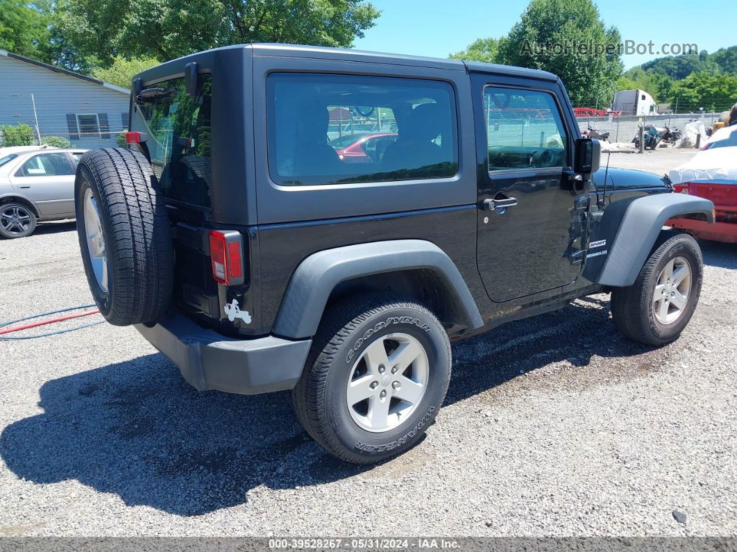 2017 Jeep Wrangler Sport 4x4 Black vin: 1C4AJWAG1HL549703