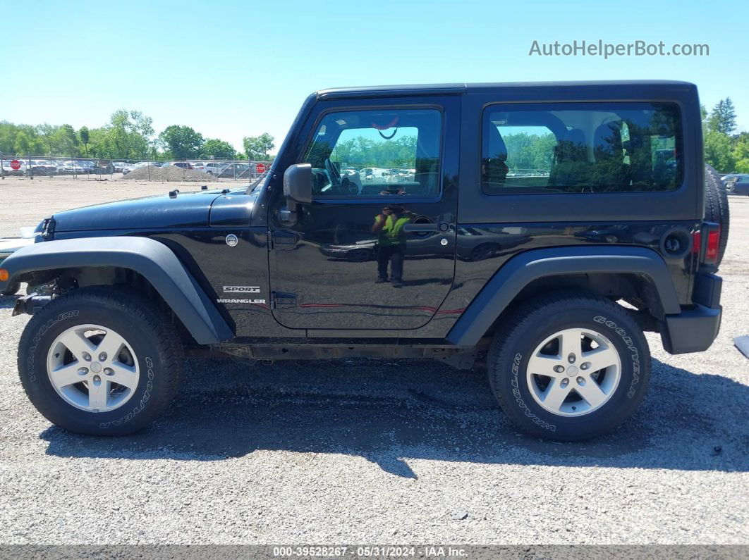 2017 Jeep Wrangler Sport 4x4 Black vin: 1C4AJWAG1HL549703