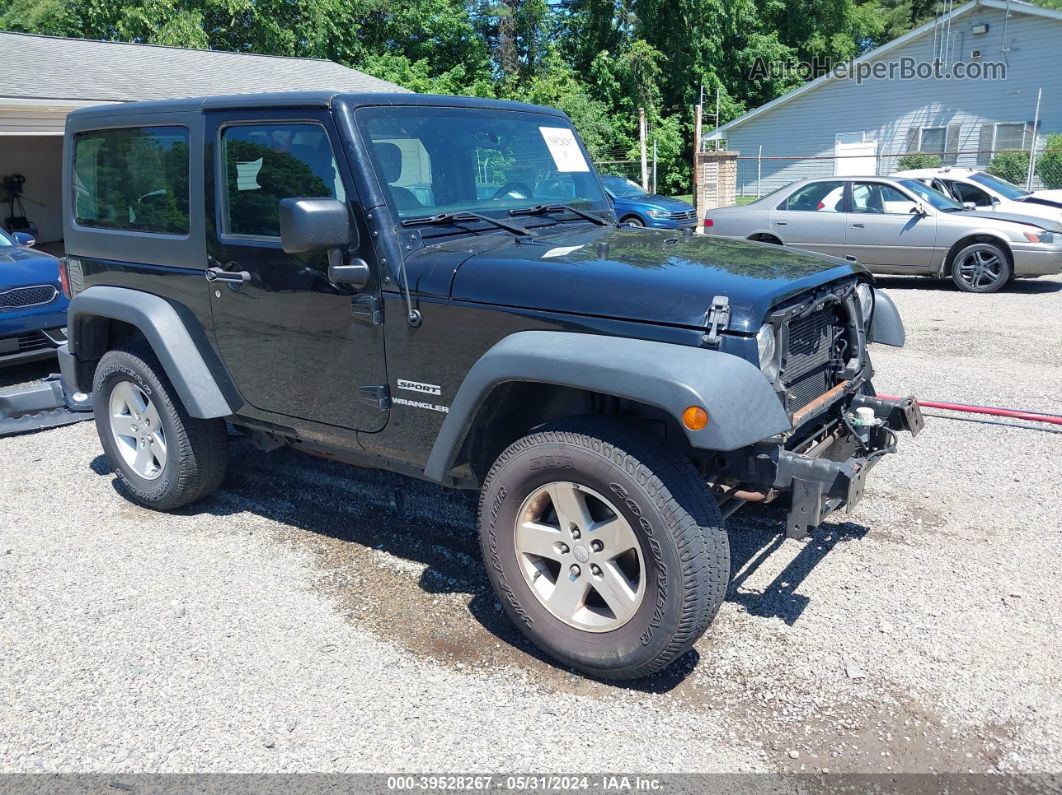 2017 Jeep Wrangler Sport 4x4 Black vin: 1C4AJWAG1HL549703