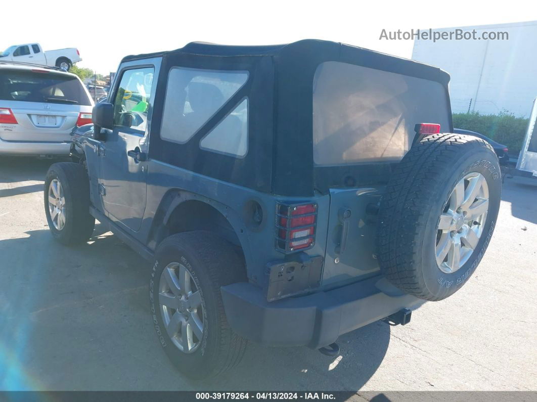 2014 Jeep Wrangler Sport Gray vin: 1C4AJWAG2EL116905