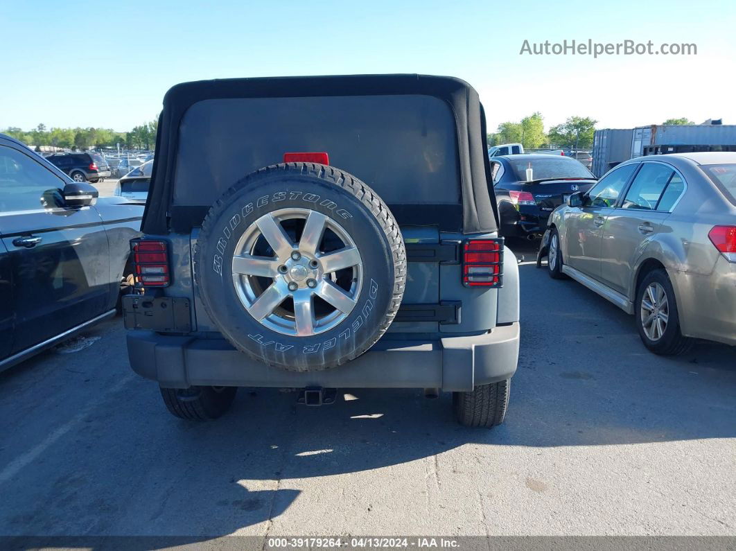 2014 Jeep Wrangler Sport Gray vin: 1C4AJWAG2EL116905