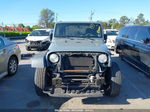 2014 Jeep Wrangler Sport Gray vin: 1C4AJWAG2EL116905