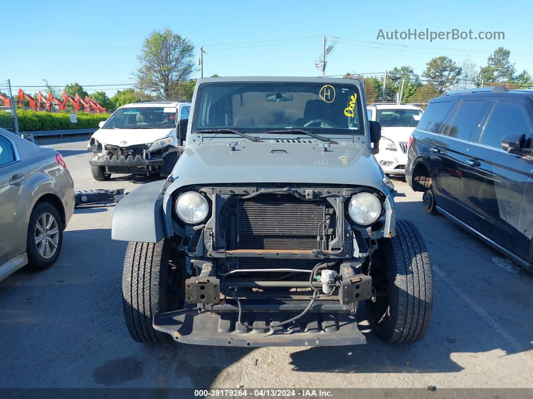 2014 Jeep Wrangler Sport Серый vin: 1C4AJWAG2EL116905