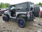 2014 Jeep Wrangler Sport Silver vin: 1C4AJWAG2EL315114