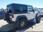 2014 Jeep Wrangler Sport White vin: 1C4AJWAG3EL201798