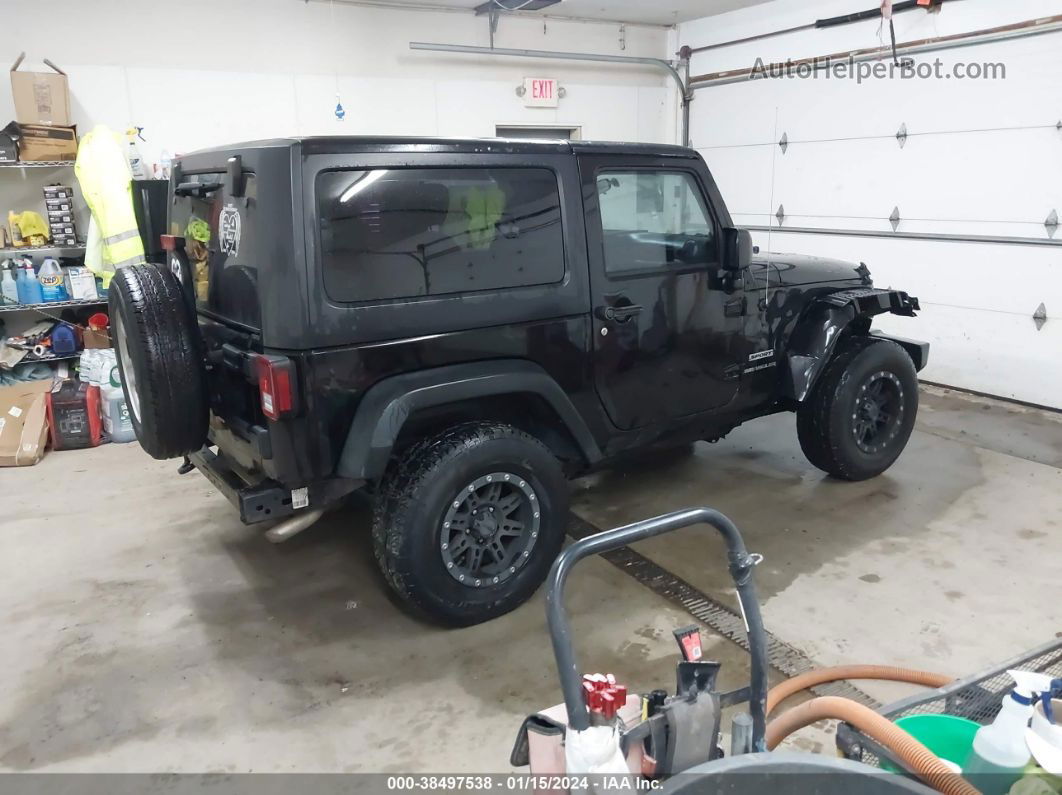 2014 Jeep Wrangler Sport Black vin: 1C4AJWAG3EL303926