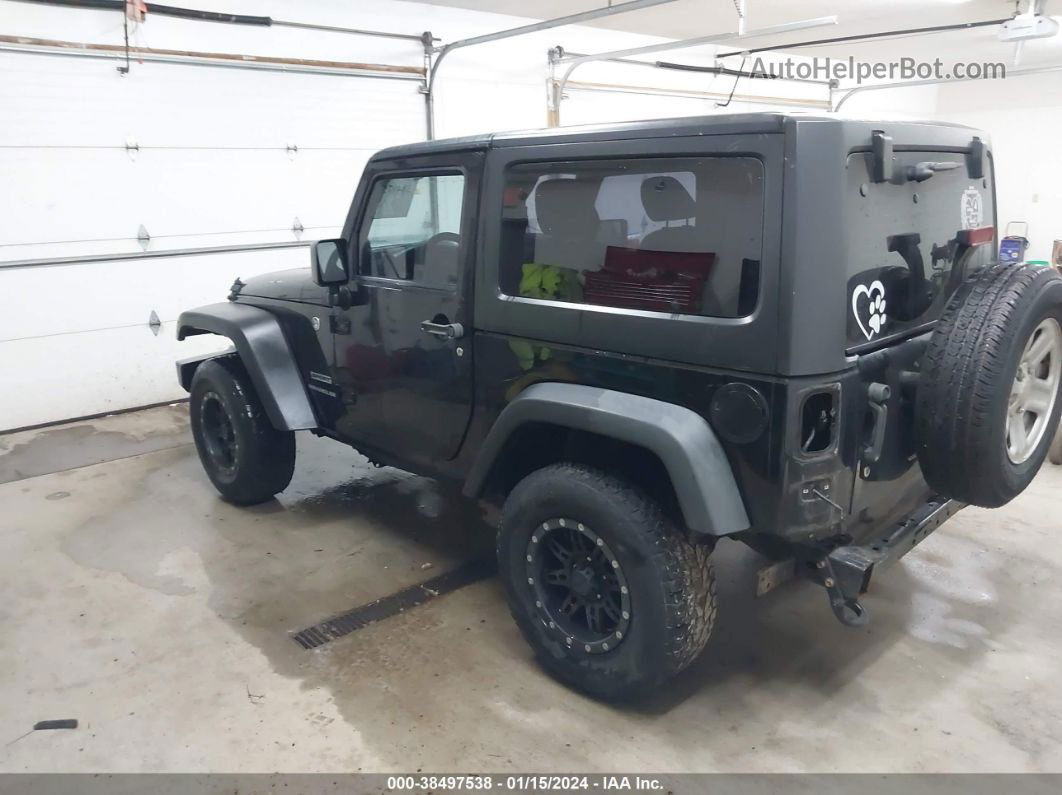 2014 Jeep Wrangler Sport Black vin: 1C4AJWAG3EL303926