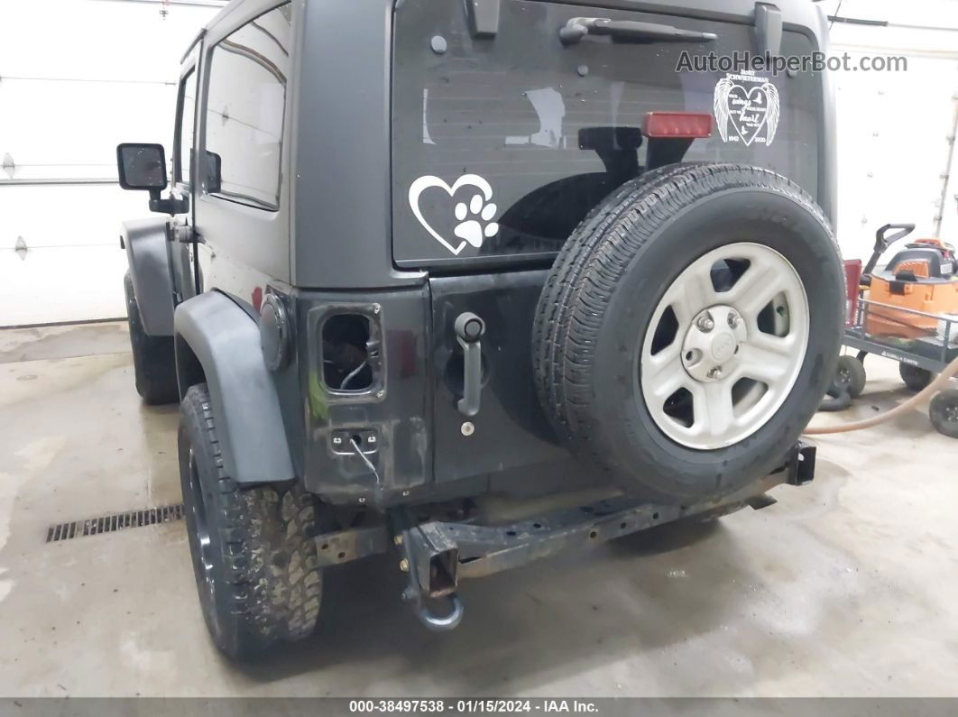 2014 Jeep Wrangler Sport Black vin: 1C4AJWAG3EL303926