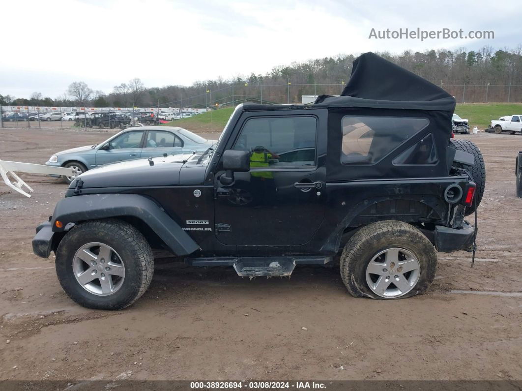 2014 Jeep Wrangler Sport Черный vin: 1C4AJWAG3EL314831