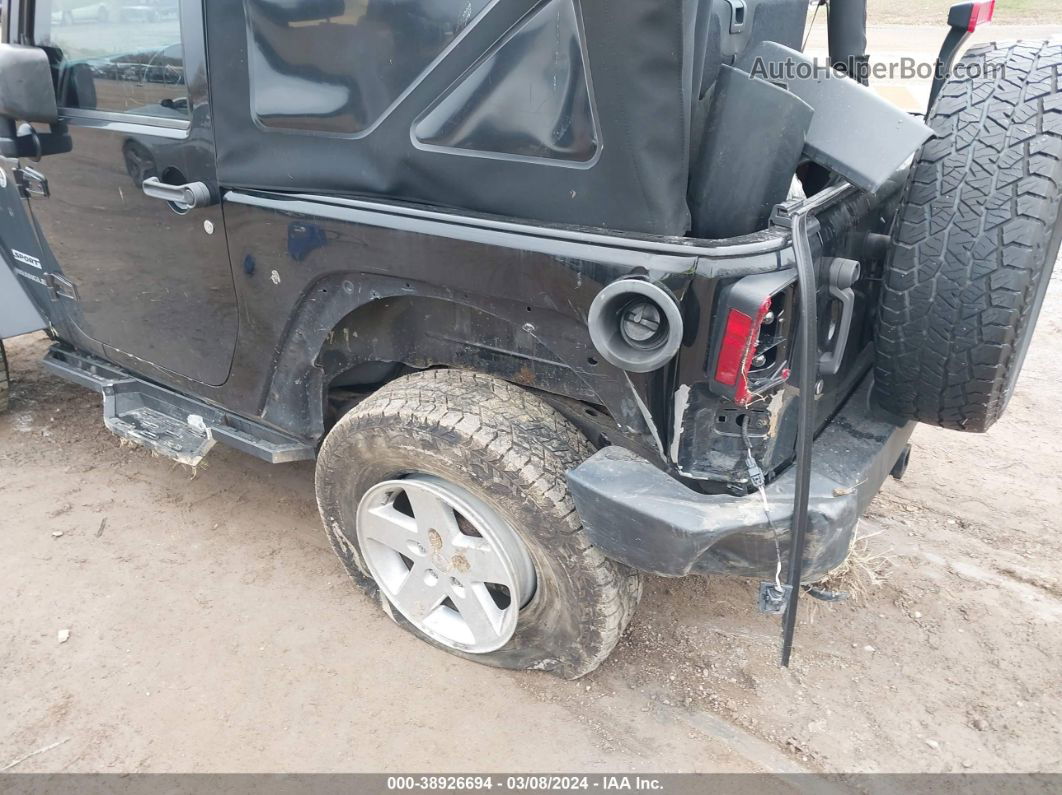 2014 Jeep Wrangler Sport Black vin: 1C4AJWAG3EL314831