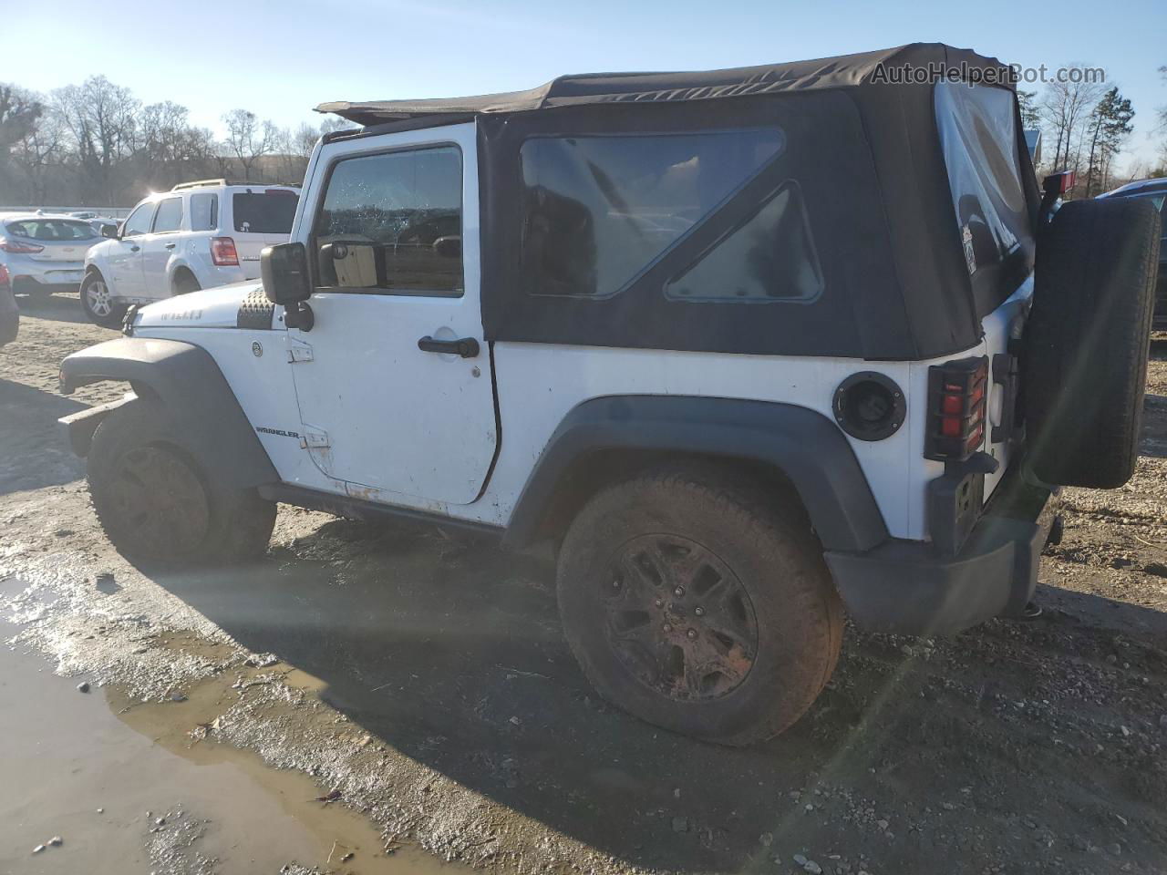 2017 Jeep Wrangler Sport White vin: 1C4AJWAG3HL569287