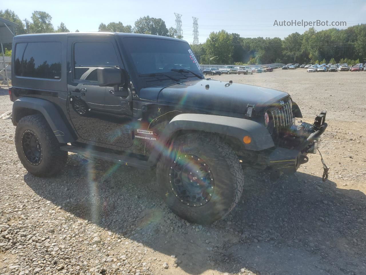 2017 Jeep Wrangler Sport Black vin: 1C4AJWAG3HL610372