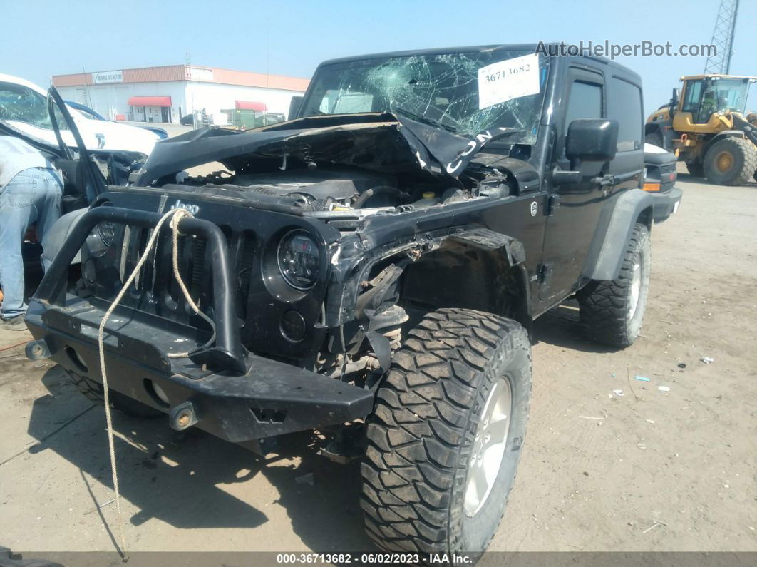 2014 Jeep Wrangler Sport Black vin: 1C4AJWAG4EL159237