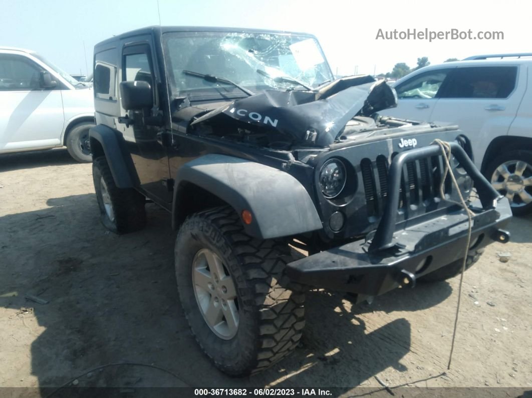 2014 Jeep Wrangler Sport Black vin: 1C4AJWAG4EL159237