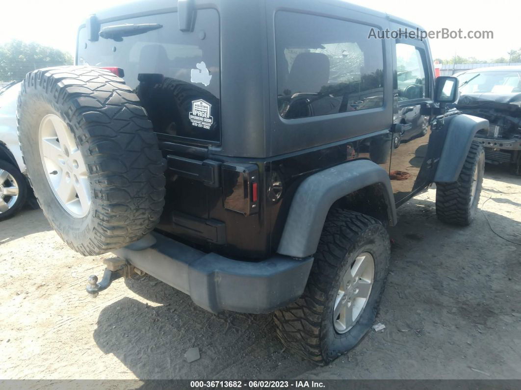 2014 Jeep Wrangler Sport Черный vin: 1C4AJWAG4EL159237