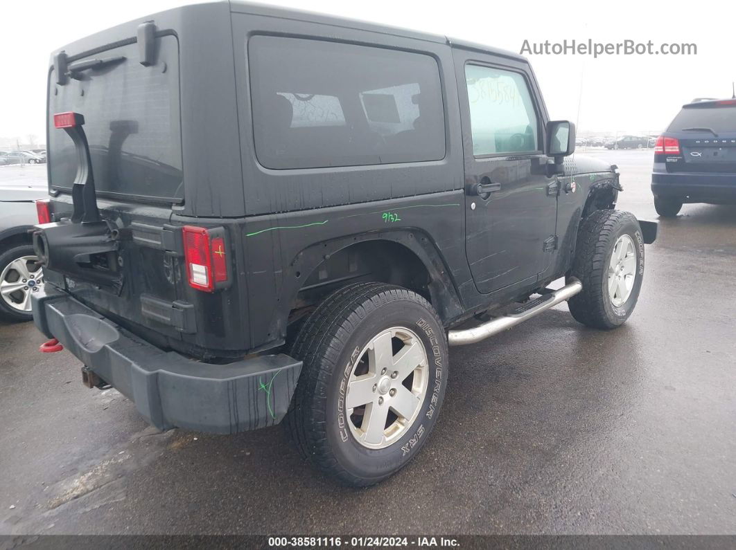 2014 Jeep Wrangler Sport Черный vin: 1C4AJWAG4EL191069