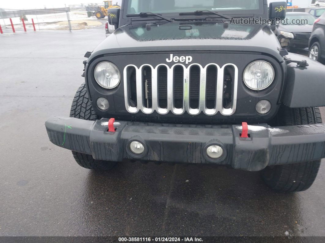 2014 Jeep Wrangler Sport Черный vin: 1C4AJWAG4EL191069