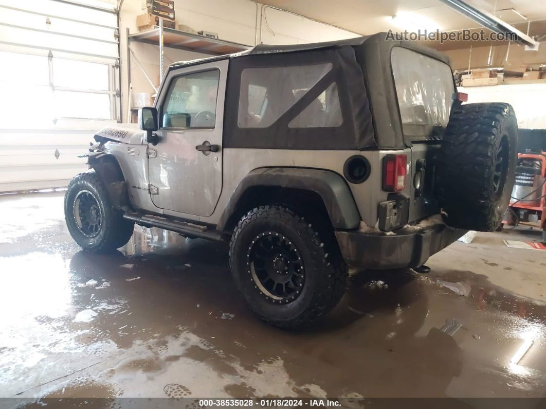 2014 Jeep Wrangler Sport Silver vin: 1C4AJWAG4EL315339