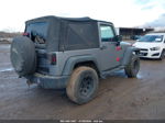 2014 Jeep Wrangler Sport Silver vin: 1C4AJWAG4EL321156