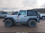 2014 Jeep Wrangler Sport Silver vin: 1C4AJWAG4EL321156