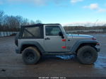 2014 Jeep Wrangler Sport Silver vin: 1C4AJWAG4EL321156