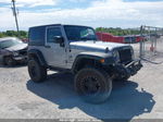 2014 Jeep Wrangler Sport Silver vin: 1C4AJWAG5EL138204