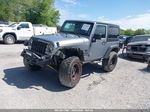 2014 Jeep Wrangler Sport Silver vin: 1C4AJWAG5EL138204