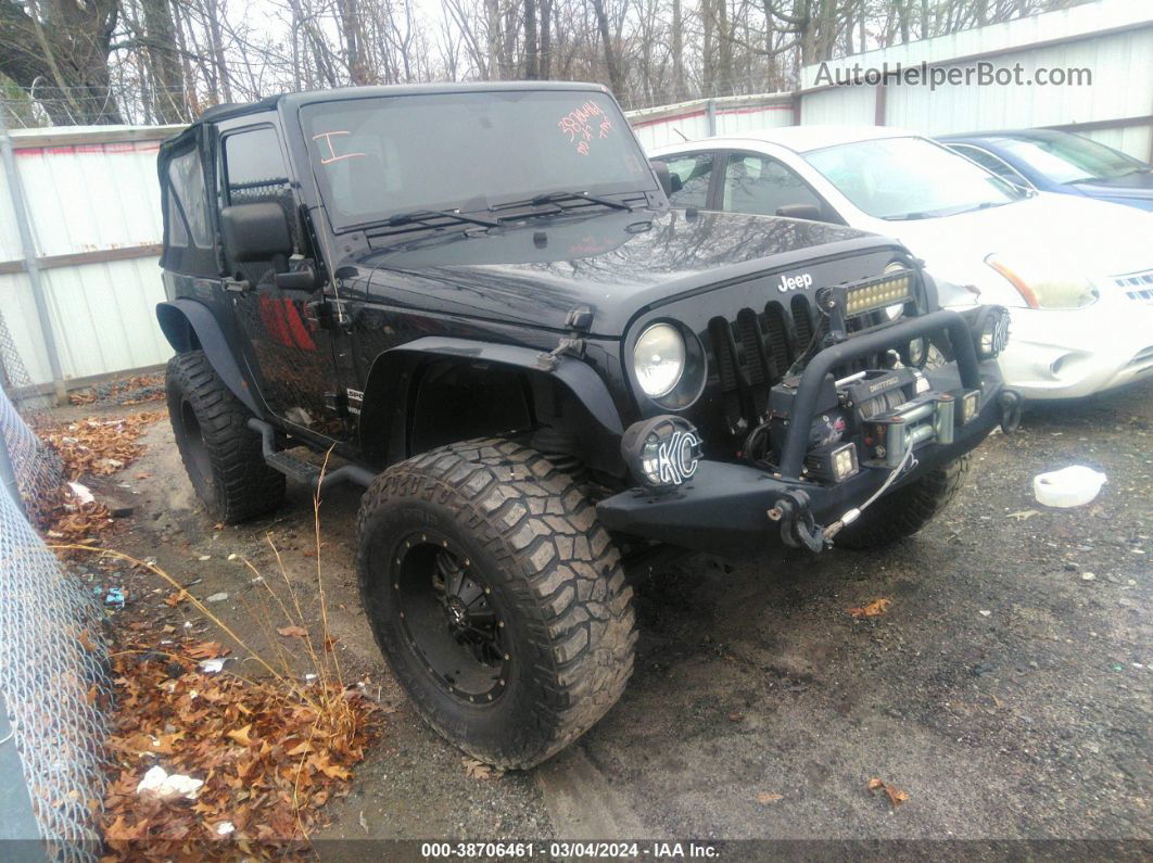 2014 Jeep Wrangler Sport Black vin: 1C4AJWAG5EL192411