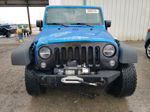 2014 Jeep Wrangler Sport Blue vin: 1C4AJWAG5EL290497