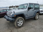 2017 Jeep Wrangler Sport Silver vin: 1C4AJWAG5HL702261