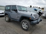 2017 Jeep Wrangler Sport Silver vin: 1C4AJWAG5HL702261