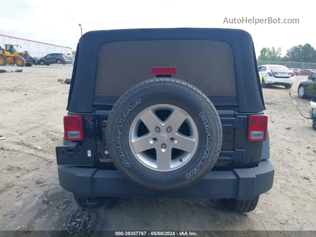 2014 Jeep Wrangler Sport Черный vin: 1C4AJWAG6EL201634