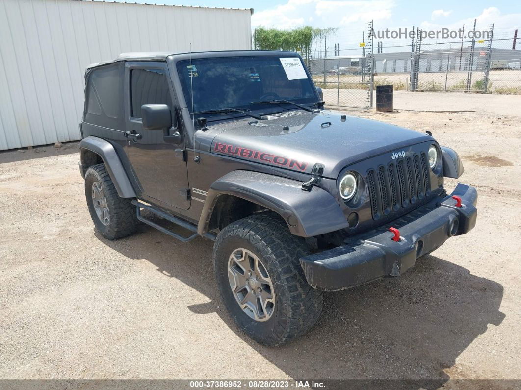 2014 Jeep Wrangler Sport Gray vin: 1C4AJWAG6EL253975