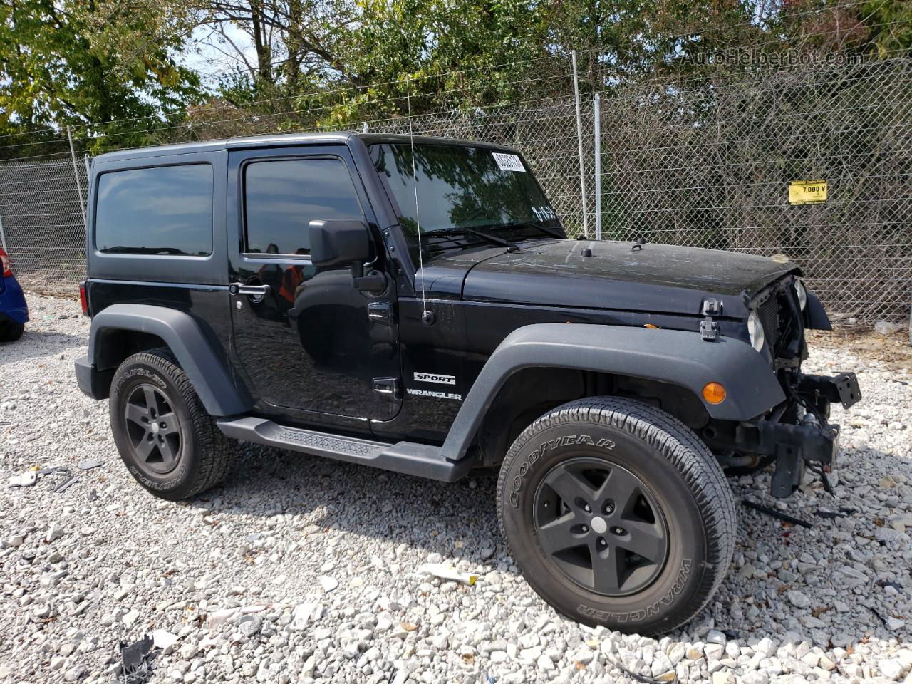 2017 Jeep Wrangler Sport Black vin: 1C4AJWAG6HL603092