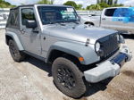 2014 Jeep Wrangler Sport Silver vin: 1C4AJWAG7EL240894